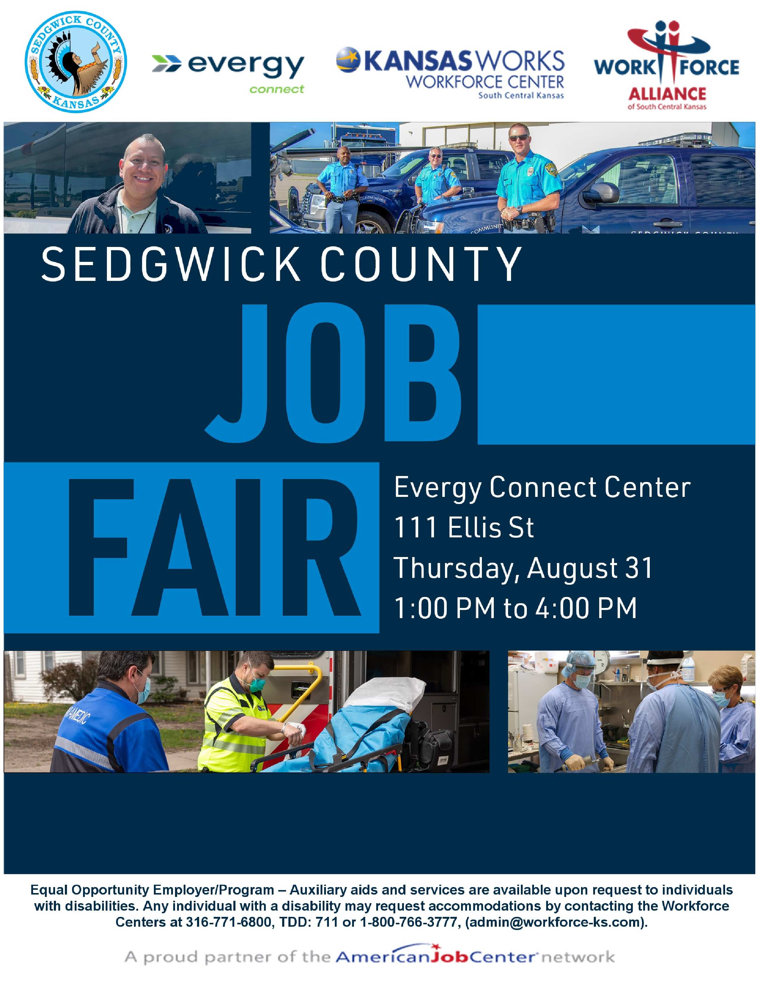 Sedgwick County Job Fair At Evergy Connect Center
