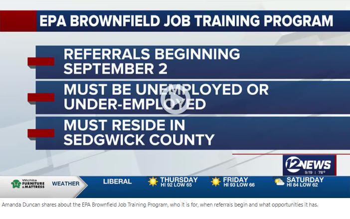 Newstalk Screen about EPA Grant