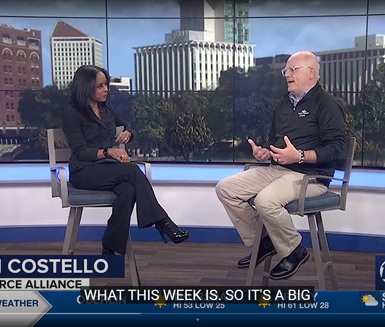 Workforce Alliance employee John Costello talks about National Apprenticeship Week on KWCH Channel 12 News