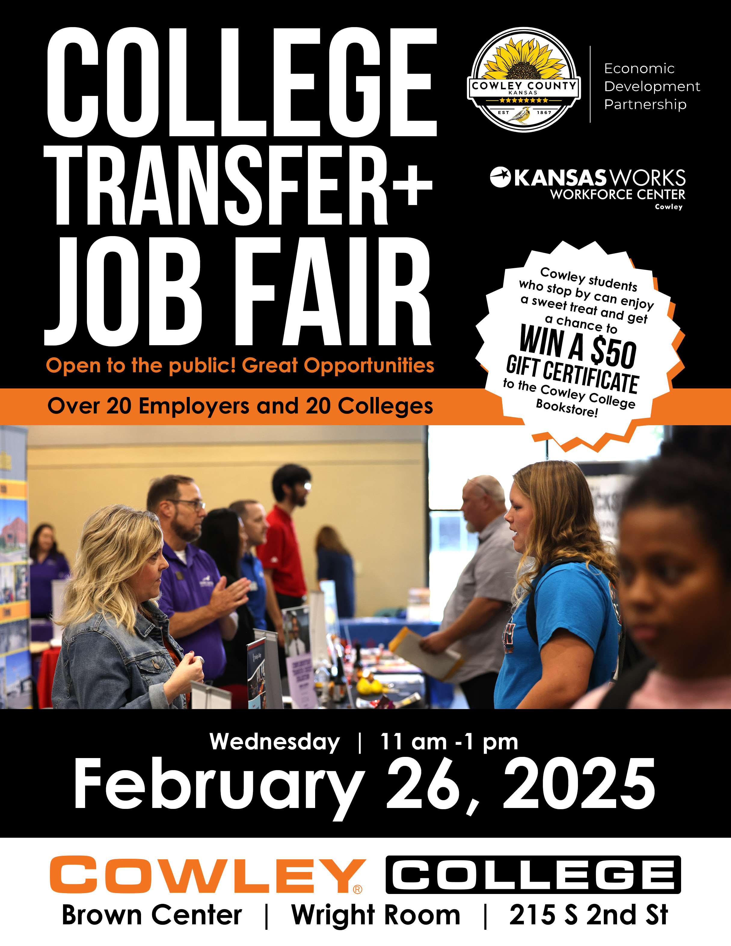 Cowley college transfer job fair